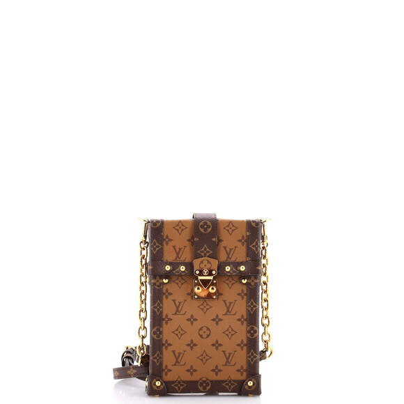 Louis Vuitton Handbags - Louis Vuitton Vertical Trunk Pochette Reverse Monogram Canvas
